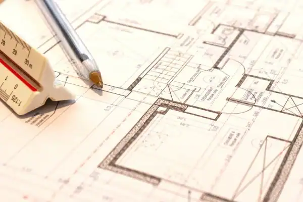 Image of architect Morecambe drawings