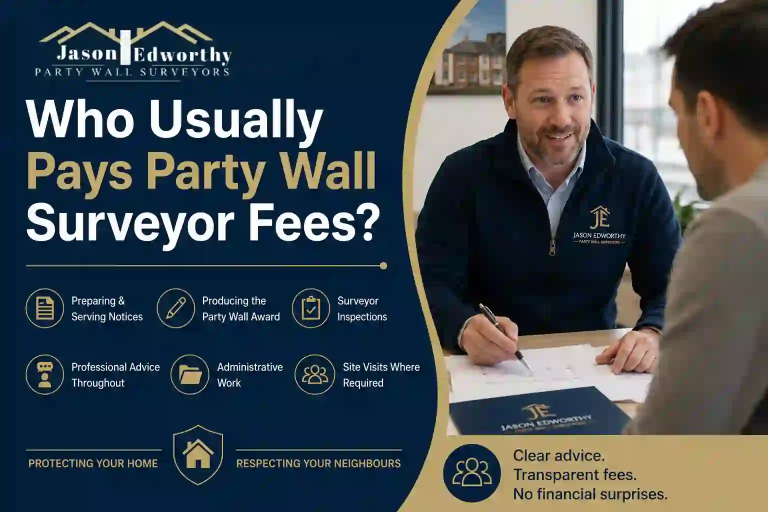 Who Usually Pays Party Wall Surveyor Fees Morecambe?